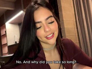 Should I get this messenger to put his XXL manstick in me for a vid? - Iris Rodriguez & Danner Mendez