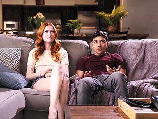 The couple has a passionate and intimate moment with Scarlet Skies.