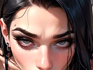 Anime Ai Tattooed Girl Gives Her Friend a Blowjob He'll Never Forget