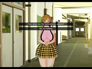 College GF gets fucked on the roof in a 3D animated fantasy