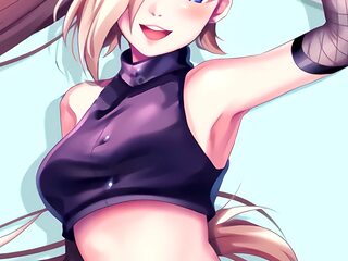 Sweet make-out session in the woods with Ino from Naruto