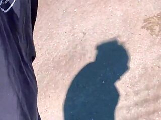 Wifey Dared Walking Around Side Boob on Public Beach