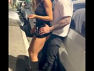 I made the slutty married woman cum a liter in front of her cuckolded husband - I met a slutty married woman at a party, she went crazy for me, the cuckold saw everything. I was fucking her, I had sex with her in the street in front of her cuckolded husba
