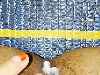 Horny Indian girl masturbates alone in her room