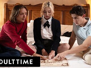 Alluring Lexi Lore - double penetration scene - Adult Time