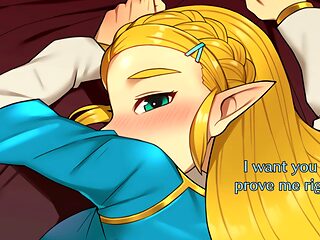 Playful exploration with Zelda in a remastered hentai JOI experience