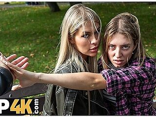 Hot And Playful Blonde Zlata Shine Is Cheating On Her Gf With A Big Boss