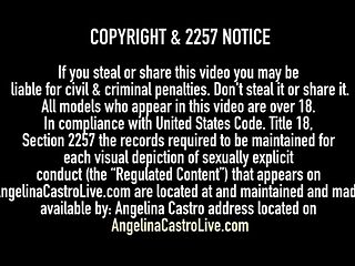 Angelina Castro featuring Angelina Castro and Roberta Gemma's phat ass sex