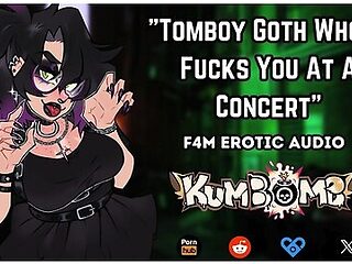 Car Toon And Erotic Audio - [f4m] Tomboy Goth Whore Fucks You At A Concert [tomboy] [goth] [fdom] [public Sex]