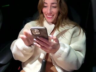 Huge-chested COUGAR with Impressive Mammories Wanks in Camper