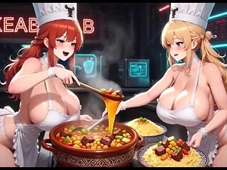 Funny Cook Video, Ai Animation