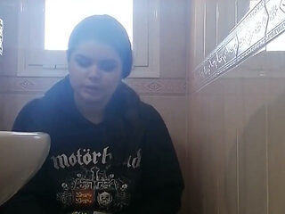Watcher on Toilet