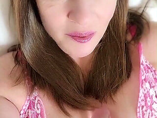 Lazy Saturday in Bed with Me - Pink Lingerie Tease, Toy Fuck & Cum with Me
