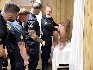 Bonnie Blue Gets Gangbang From Airport Security