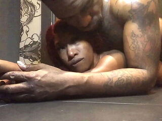 Rome Major Fucks Mini Stallion Doggystyle in the Shower - Big Booty Babe Takes BBC