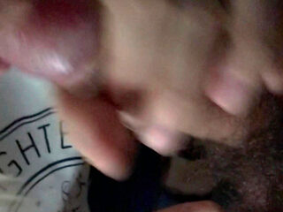 My Wife Gives Me a Slow Blowjob with a Mega Final Cumshot