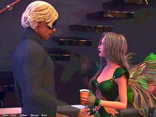 Vixens in a cartoon world getting it on