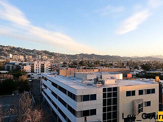 French MILF Jerks Husband's Big Cock on Her Huge Natural Tits - Cum on Nipples POV