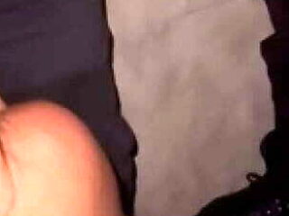 Public Dogging at Drive-In: Amateur Brunette Takes Two Cumshots in Mouth from Strangers