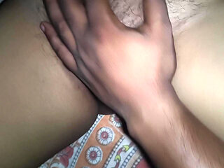 Pussy massage at home before sex with angel mona