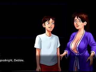 Step mom uncovers hidden truth in perverted anime game