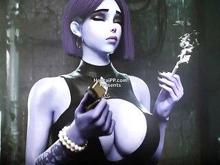 Widowmaker the Girl Boss Took Control and Rode a Hard Cock Until He Busted a Deep Creampie