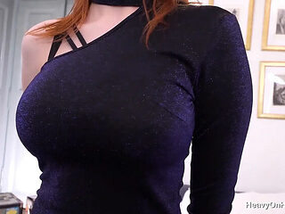 Busty Redhead Teen Fucks Hard - Natural Big Tits Casting with Sophia Traxler