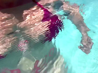 Artemisia Love Showing Her Juicy Perfect Tits Wearing a Sexy Bikini at the Pool