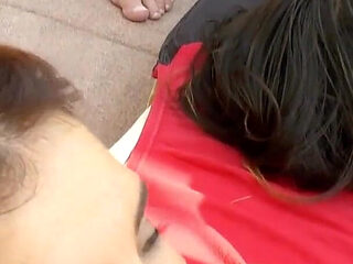 Wild outdoor bukkake party with teens Adreena Winters Mira Cuckold