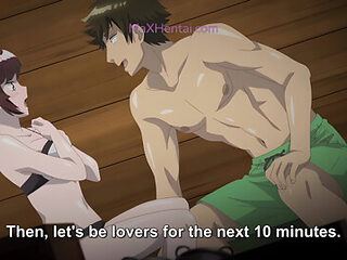 Hentai Anime In Cheating With Hairy Babe In Sauna