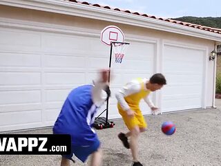 Swappz - mvp stepmothers beat their stepsons in basketball and then beat their dicks