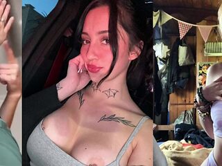 Blonde Tease with Massive Curves in Homemade Play