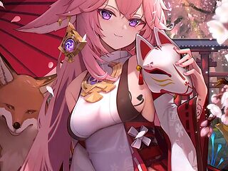 Voiced anime joi, genshin impact, female dom