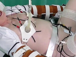 Lisa Essex and Mistress Jane Medical Fetish Electro Play