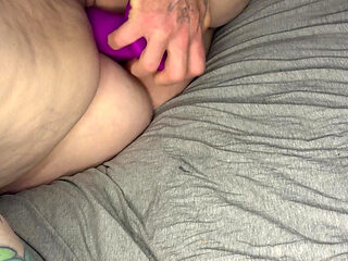 BBW Takes on Big Dildo