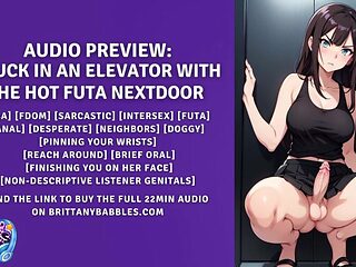 Audio Preview: Stuck In An Elevator With The Steaming Futa Nextdoor