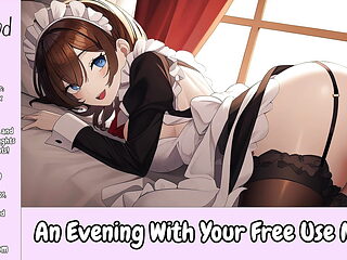 An Evening With Your Free Use Maid - Erotic Audio For Men