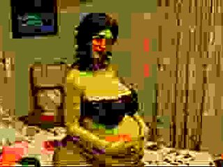 Two hot black characters get impregnated in animated hentai