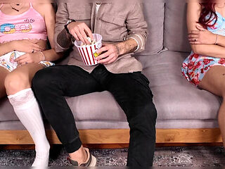 Daddy's Twin Stepdaughters 18yo Fingering Taboo Family Sex