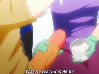 Big-titted COUGAR physician helps timid guy give his very first jizm sample (SPECIAL)