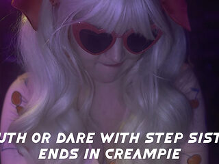Truth or Dare Game with Step-sister Part 1
