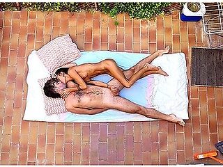 Rooftop Lovers Exposed From Above