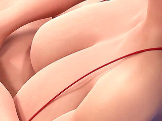 Huge Boobs Mercy Gym Training & Sperm Toy Inflation 3D Animation Overwatch