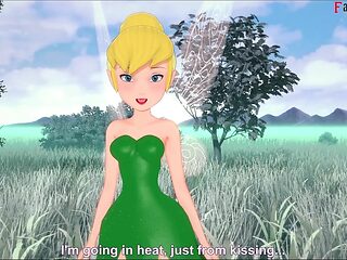 tinkerbell deepthroat on the beach