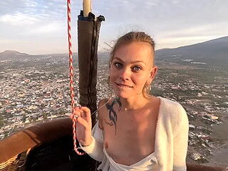 Risky Sex on a Hot Air Baloon Over the Pyramids in Mexico City