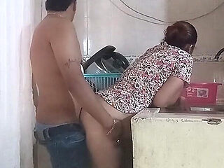 In the Kitchen, Fucking the Housekeeper.