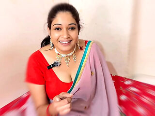 Village Lusty Bhabhi Drops Pallu and Seduces Horny Devar - Creampie Rough Sex with Big Natural Tits