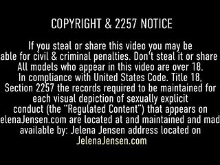 Enticing Jelena Jensen and Alice's babe dirt
