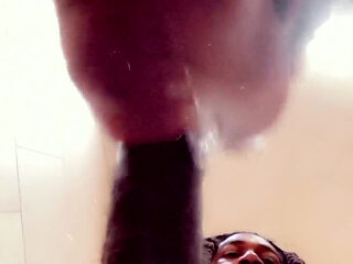 Stepdaddy Sneak in My Bathroom and Fuck My Throat at the Truck Stop