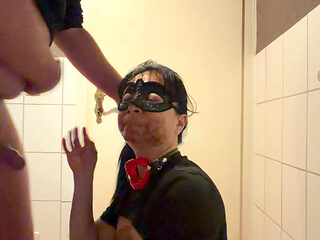Perverted Marriage Cunt Gets Smeared with Chocolate and Face Fucked